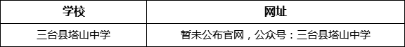 綿陽(yáng)市三臺(tái)縣塔山中學(xué)網(wǎng)址是什么？