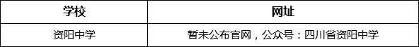 資陽市資陽中學(xué)網(wǎng)址是什么？