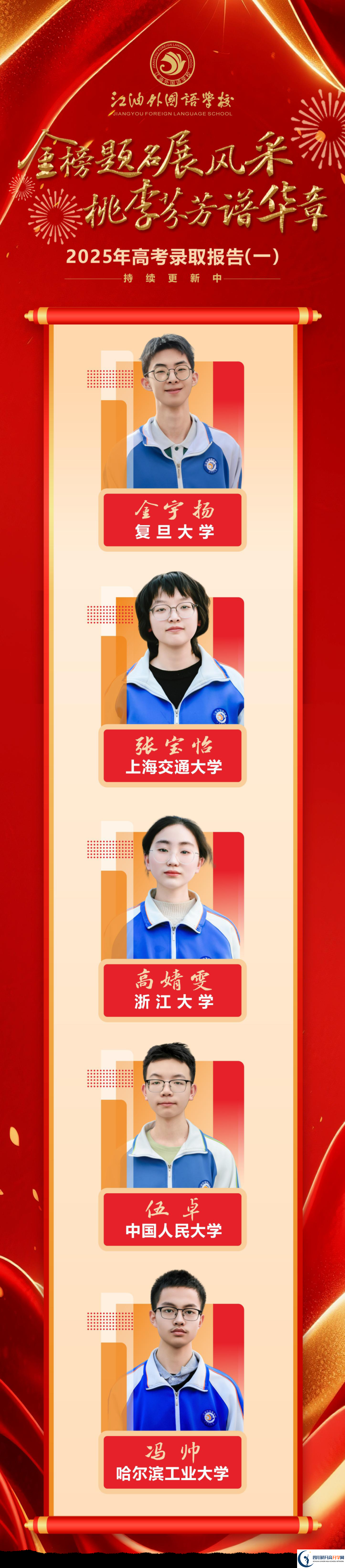 2026年綿陽(yáng)市江油外國(guó)語(yǔ)學(xué)校升學(xué)率怎么樣？