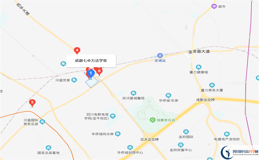 成都七中萬(wàn)達(dá)校區(qū)地址在哪里？